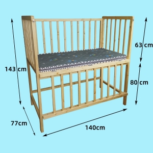 兒童發育篩查床測查小床實木圍欄床兒童檢查床兒心量表評估工具